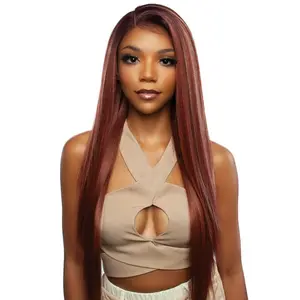 Mane Concept Brown Sugar Skinbond Lace Glueless 9"x6" Pre-Plucked HD Lace Front Wig - BSSB201