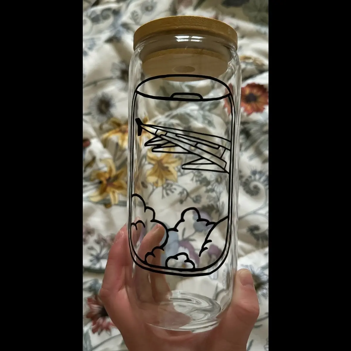 Airplane Window Glass Cups
