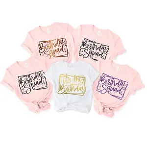 Birthday Shirt, Birthday Crew Shirt for Woman, Party Shirts, Birthday Group Shirts, Squad Shirts