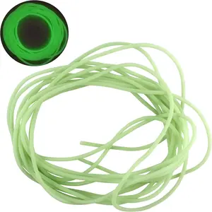 5M Fishing Luminous Tube Deep Sea Fishing Soft Plastic Fishing Angling Glow Tubing Tool Attract Fish Night Fishing Deep Drop Rigs