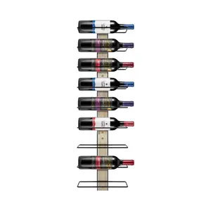 Sorbus 9 Bottles Wall Mounted Wine Rack- 3 Pack