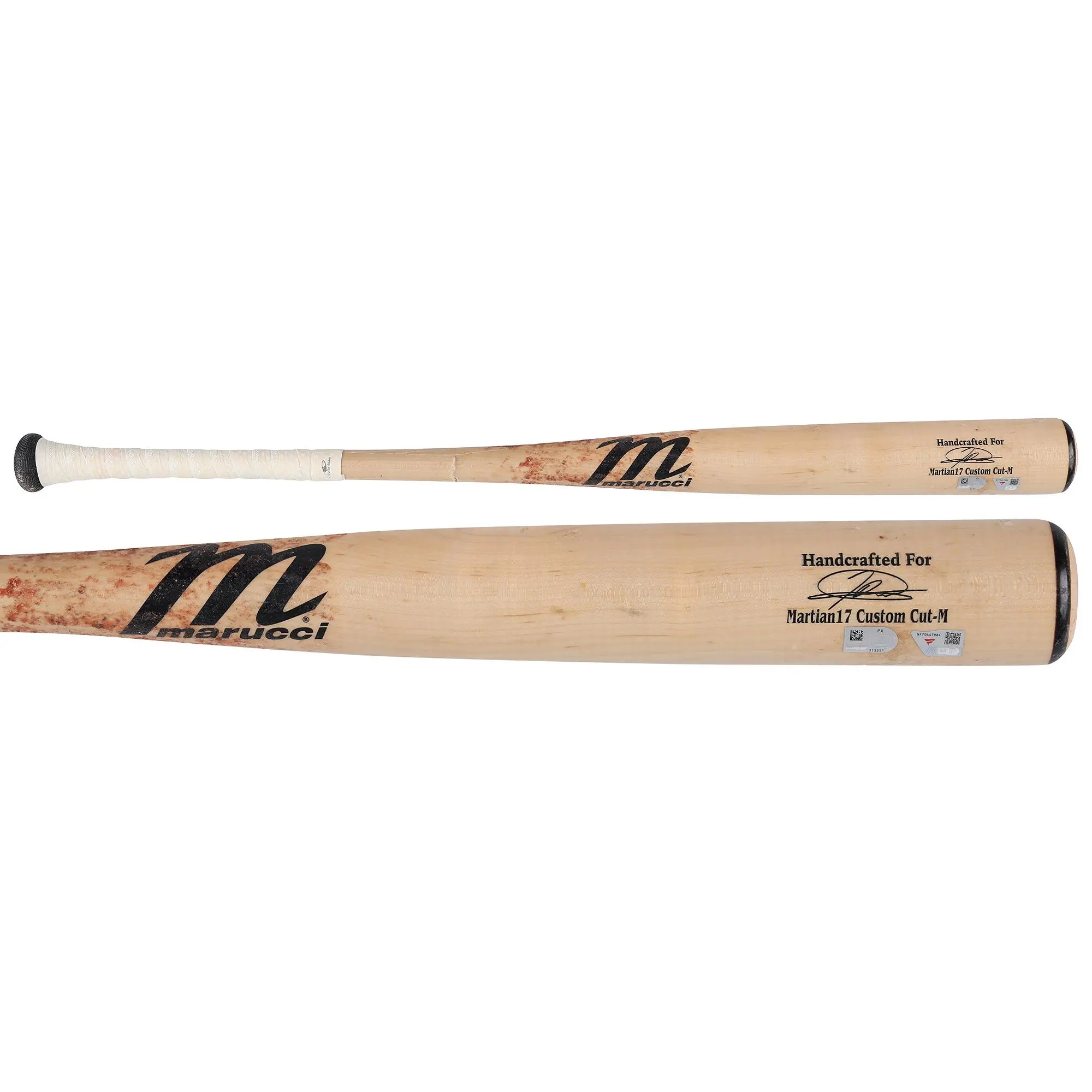 Jasson Dominguez New York Yankees Game-Used Tan Marucci Broken Bat vs. Texas Rangers on August 5, 2025 - Fanatics Authentic Certified