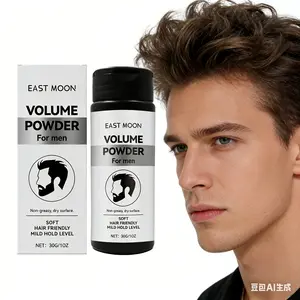 Men's Volumizing Texturizing Powder Control Oil-Free Dry Hair Styling Powder, Volume Bangs Matte Fresh Long-Lasting Hold, No-Wash Formula