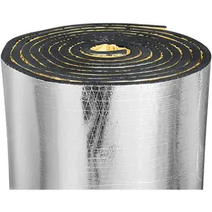 Auto Heat Sound Deadening Material 394 Mil 10.8 Sqft 40x40 Inch Aluminum Foil Insulation Mat for Hood Engine Roof Door Trunk