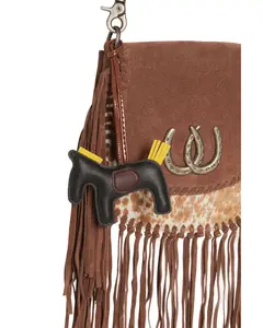 Shyanne Women's Horse Bag Charm - Aa339-Black