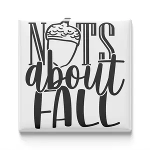 Nuts About Fall Magnet