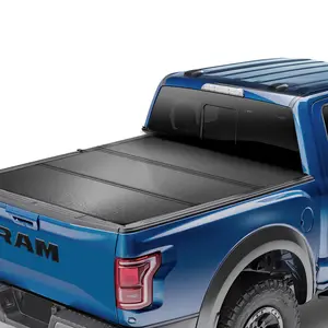 VEVOR Tri-Fold Truck Bed Tonneau Cover,  Compatible with 2015-2024 Ford F-150, 6.5' (79") Bed, Only Fit 6.5' x 5.4' (79" x 65.2") Inside Bed, 400 lbs Load Capacity, LED Light, Quick Folding, Black