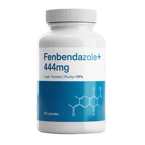 Fenbendazole 444 mg  90 Capsules 99% Pure Lab-Verified Supplement for Dietary and Fitness Support