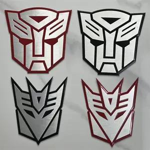 New 2026 New 3D Car Stickers For Transformer Badge Decepticon Emblem Tail Decal Cool Autobots Logo Car Styling Motorcycle Car Accessories car decoration accessories