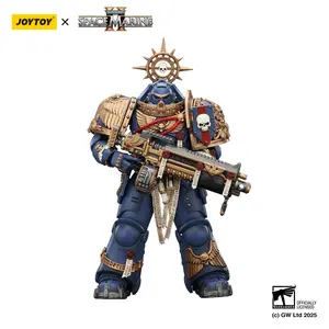 Joytoy 1:18 Scale Articulated Pose Collectible Action Figure - Ultramarines Heavy Relic Primus Armor, Bolt Rifle, JT02854 Model
