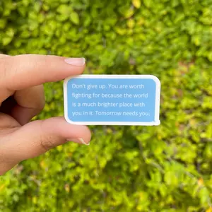 Text of Hope Sticker