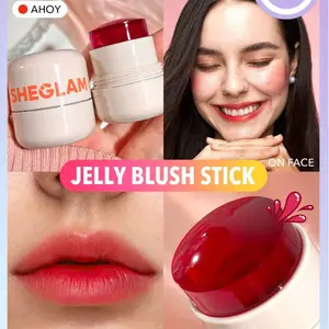 SHEGLAM Jelly-Licious Hydrating Lip & Blush Tint for Radiant Makeup - Cosmetic