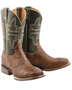 Tin Haul Men's Men'S I'M In Stitches Cowboy Heritage Western Boot - 14-020-0077-0473 Ta