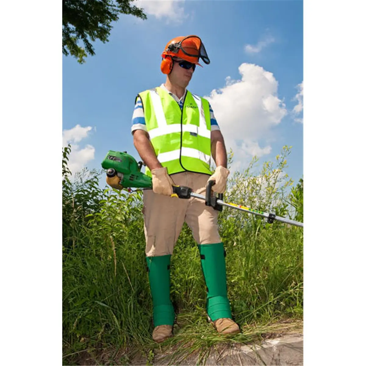 Crackshot Corporation  Shin Guardz Forest Green - One Size Fits All