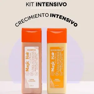 Magic Hair Intensive Growth Shampoo & Conditioner Linea Intensiva 500ml Each 2 Pack for Hair Care
