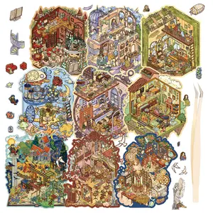 Prince's Storybook Series – 3D Miniature Scene Sticker Kit,DIY Layered Diorama for Journaling & Scrapbooking,Fantasy Kawaii Gift for Women Girls Teens, PVC Sticker Set