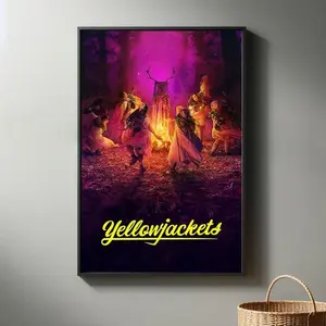Yellowjackets TV Poster | High Quality Canvas Print I 2025 Movie Poster | Modern Room Decorative Arts | Popular Film Gift