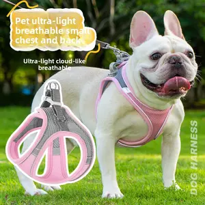 New pet harness-style leash,Harness - Easy to Fit No-Pull Design - Safe Secure and Comfortable - Ideal for All Dogs - Chafe-Resistant Lightweight Straps - Adjustable Straps for Perfect Fit