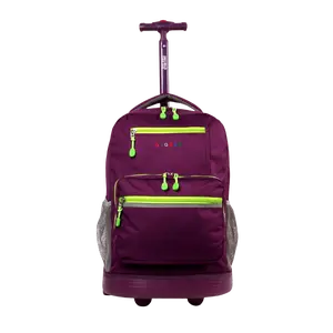 Sunlight Rolling Backpack (18 Inch) in Purple - Final Sale