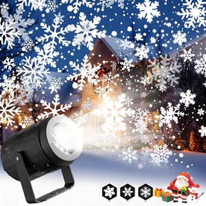 snowflake projector light, 1 count usb powered indoor led light, creative snowflake projector light, desktop led light for holiday decoration, party supplies