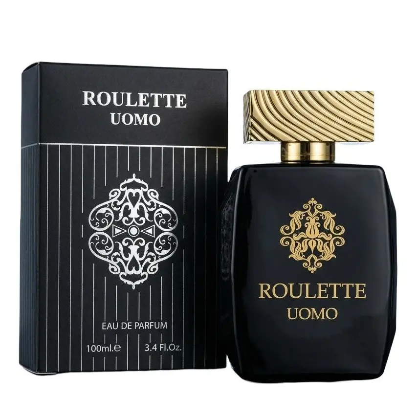 Aroma Paris - Roulette Uomo Eau De Parfum 100ml (3.4oz) Liquid Fragrance With Lavender, Orange Blossom & Luxurious Scent