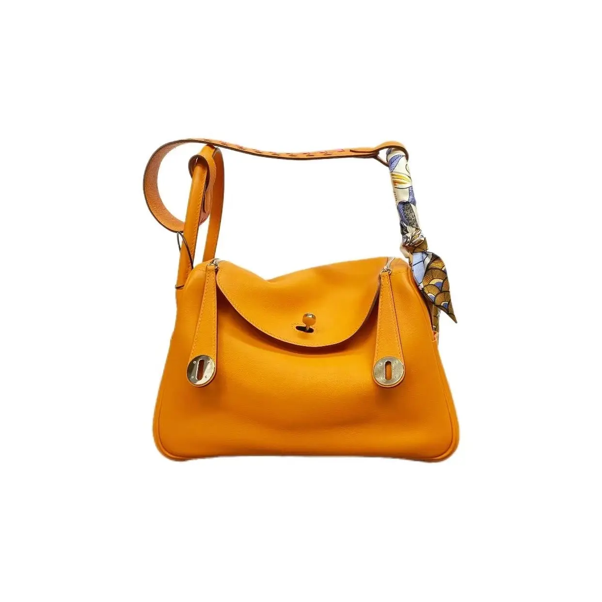 Pre-owned HERMÈS Leather Shoulder Bags Lindy 26 Evercolor Leather