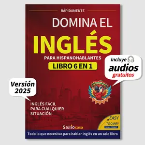 Dominate English (2026 Professional Edition) 6 Books in 1 with Audio for Spanish Speakers Learn English from Zero to Real-Life Communication Beginner-Friendly | Listening Practice | Learn Anytime, Anywhere Spanish Edition Happy New Year gift