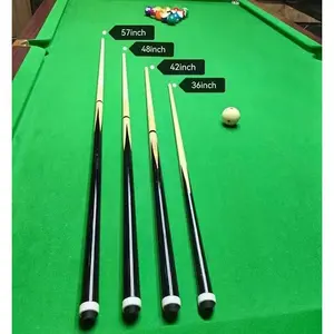 Pool Cues for Kids Shorty Cues Billiard House Cue Sticks for Child Hardwood Billiard Cue Sticks，36 inch，Set of 2
