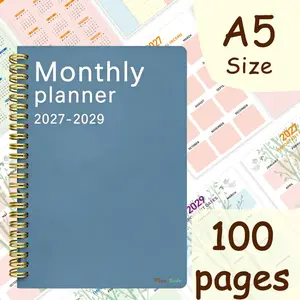 A5 Notebook 100 Sheets Thick Paper Lined Journal Soft Cover Notebook for School Office Travel Writing Diary Stationery Supplies