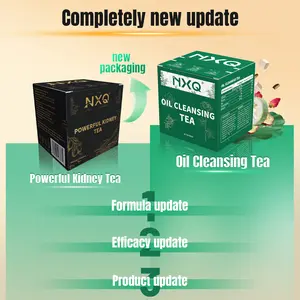 NXQ Powerful Kidney Tea, 9-Herb Ginseng Herbal Blend Tea, Rich in Zinc & Trace Elements, Natural Nutritious Tea for Liver Lung Care and Daily Digestive Wellness