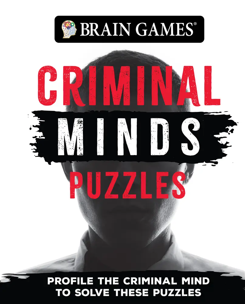 USED Book - Brain Games - Criminal Mind Puzzles (384 Pages): Profile the Criminal Mind to Solve These Puzzles by Publications International Ltd (Paperback) - english
