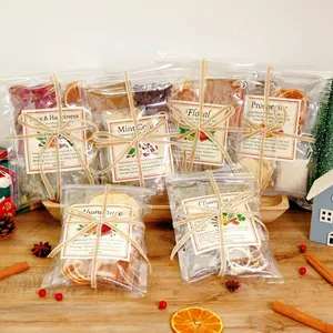 6 Packs Simmer Pot Mix,  Energy Potpourri Simmer Pot with Love & Happiness, Abundance, Cleansing & Purifying, Floral, Prosperity, Mint Coffee Potpourri for Xmas Fall Winter House Warming