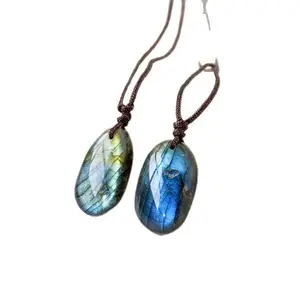 Labradorite Pendant — Protection • Insight • Transformation | Crystal NecklaceHealing Energy Crystal Jewelry, Great for Meditation & Spiritual Protection
