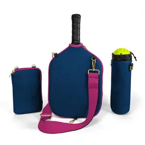 Posh Pickler Pickleball Cover, Pouch & Ball Bag3-Piece Set