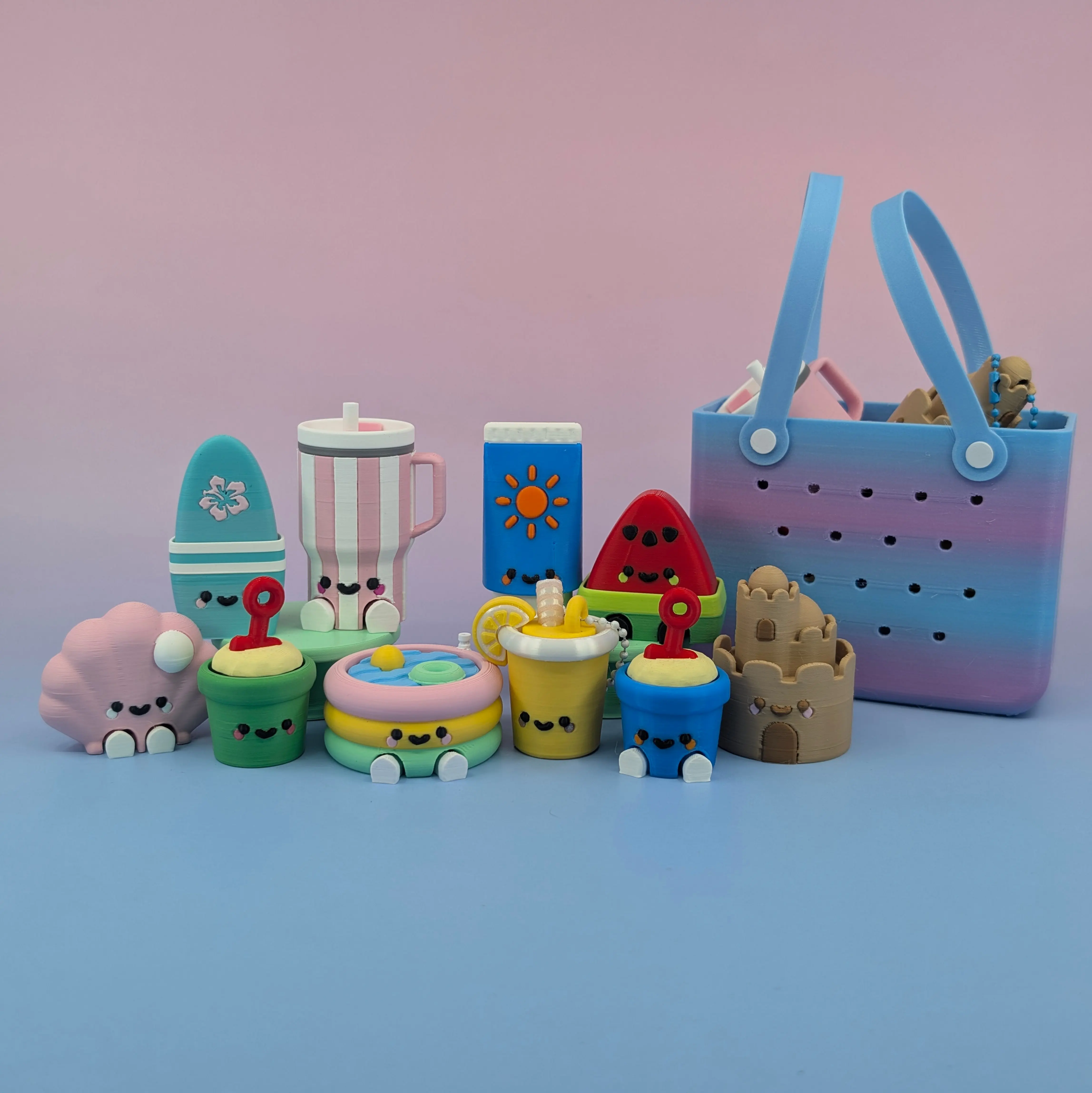 Beach Bag Clicker Gift Set