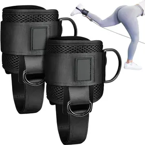 Ankle Straps for  Machine Woman,  Padded Ankle Strap for  Machine Kickback,  Ankle Attachment for Gym, Ankle Cuff, Kickback Ankle Strap for Glute Workout,  Extensions