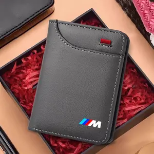 PU Leather Car Document Bag for Bmw E46 E90 E60 F10 E39 F30 E36 E20 E91 G30 G53, Stylish ID Passport Card Wallet, Essential Driving Accessories