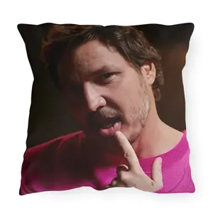 [Pillow Cover ONLY] Pedro Pascal Cute Pillow Cover, Double Sided Cushion Cover, Fan Gift Home Decor