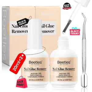 Beetles Fast Drying Nail Glue Remover, Glue for False Nails, Press on Nails Glue Remover Manicure Cosmetic Clean Flawless Fall Nail Halloween Nail Black Friday Winter Nail Christmas Gift