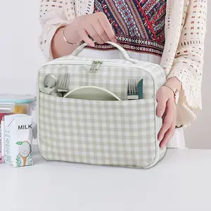 2025’s Viral MONOBLANKS Pink Gingham Lunch Bag  Cute, Lightweight & Keeps Food Fresh All Day!  TikTok’s Must-Have Lunch Bag  Aesthetic Pink Gingham + Perfect Size for Work, School & Picnic!
