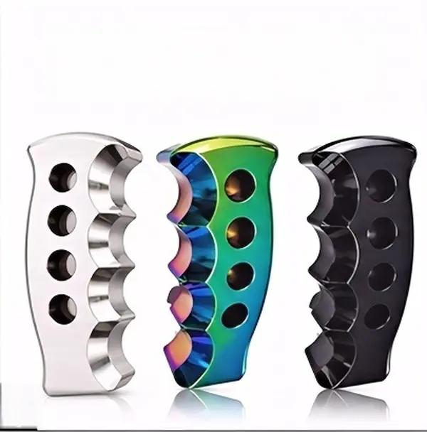 Universal Pistol Grip Car Gear Shift Knob, Gloss Plated Metal Shifter Head, Ergonomic Finger Recess Design, Multi-Color Available Aluminum Shift Knob, Race Car Interior Modification, Ideal Gearhead Gift for Manual Vehicle Owners