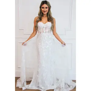 Sealed With A Kiss Bustier Cape Wedding Dress