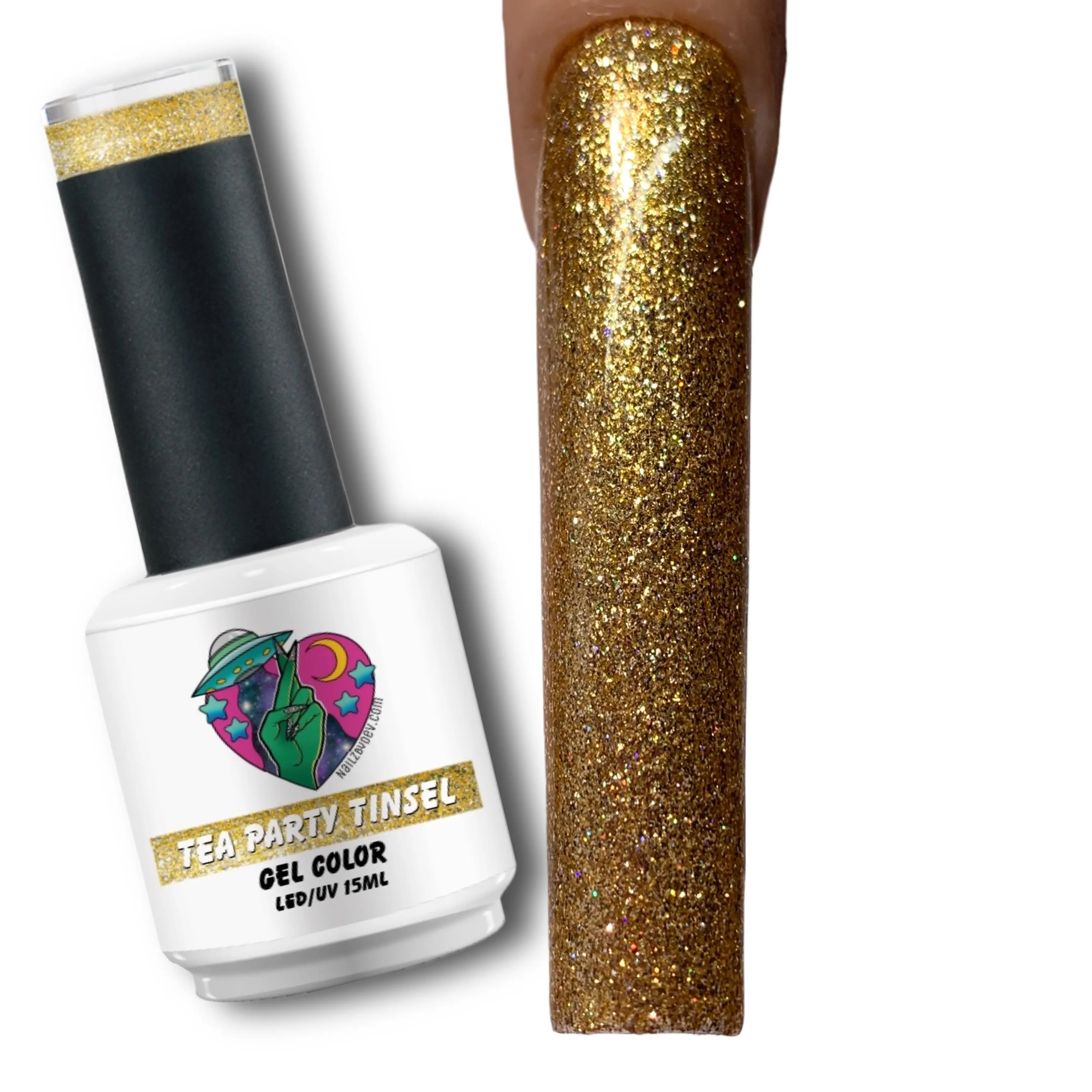 GLITTER GEL POLISH – 191 TEA PARTY TINSEL GLITTER GEL POLISH – 191 TEA PARTY TINSEL