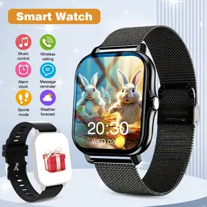Smart Watch Wireless Calling Multiple Sports Modes APP Notifications Fitness Tracker Compatible with iPhone Android Smartwatch with Calls