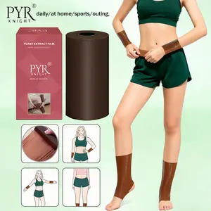PYR KNIGHT Body Contouring Mask, PE plastic wrap, multiple sizes available, brown, highly elastic design, warm and comfortable, fits the skin seamlessly, No restraint, no tightness, for outdoor sports, running, yoga, dance, gym workout assistance