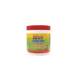 Africa's Best Super Gro Regular Strength Coconut-Blend Unisex Hair and Scalp Conditioner, 5.25 oz, Haircare Product for Hair Restoration