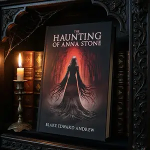 The Haunting of Anna Stone Paperback SIGNED Interior Illustrations by Eva Mout Vintage Storybook Style Gothic Romance Witchcraft Mystery