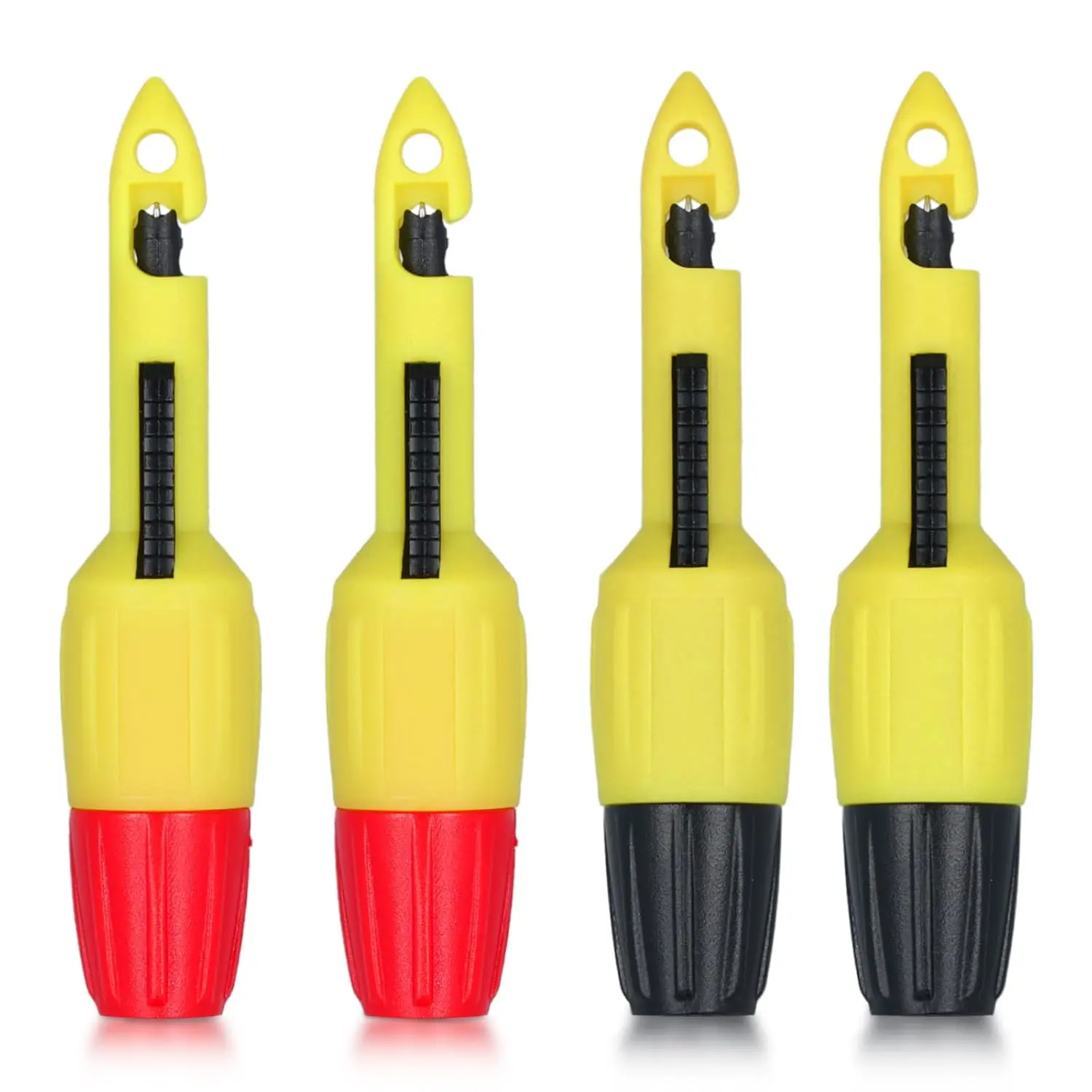 GJANSH 4pcs Wire Piercing Probe Kit, Wire Probe Insulation Piercing Clip Piercing Probes for TP81 Multimeter Wire Piercing Tool for Voltage Voltmeter Thermometer Testing (2mm, 4mm)
