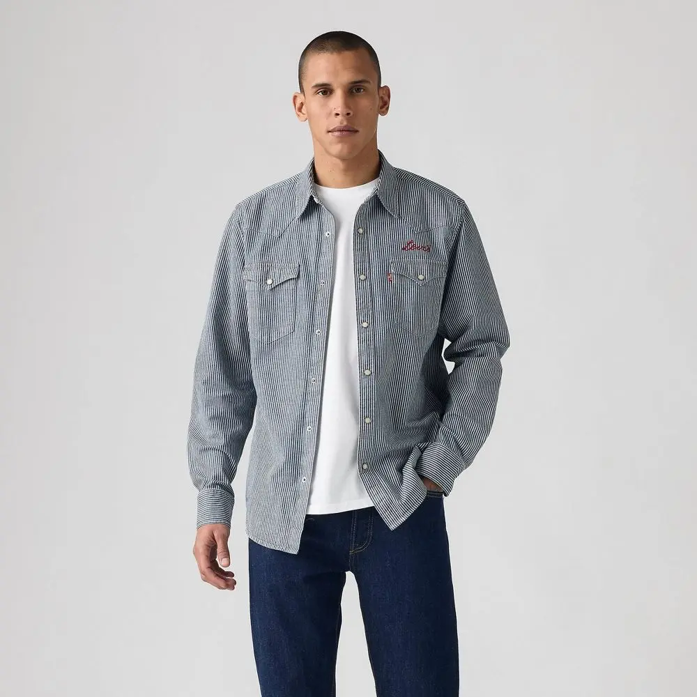 Levi's Men's Western Standard Fit Long Sleeve Button-Down Shirt