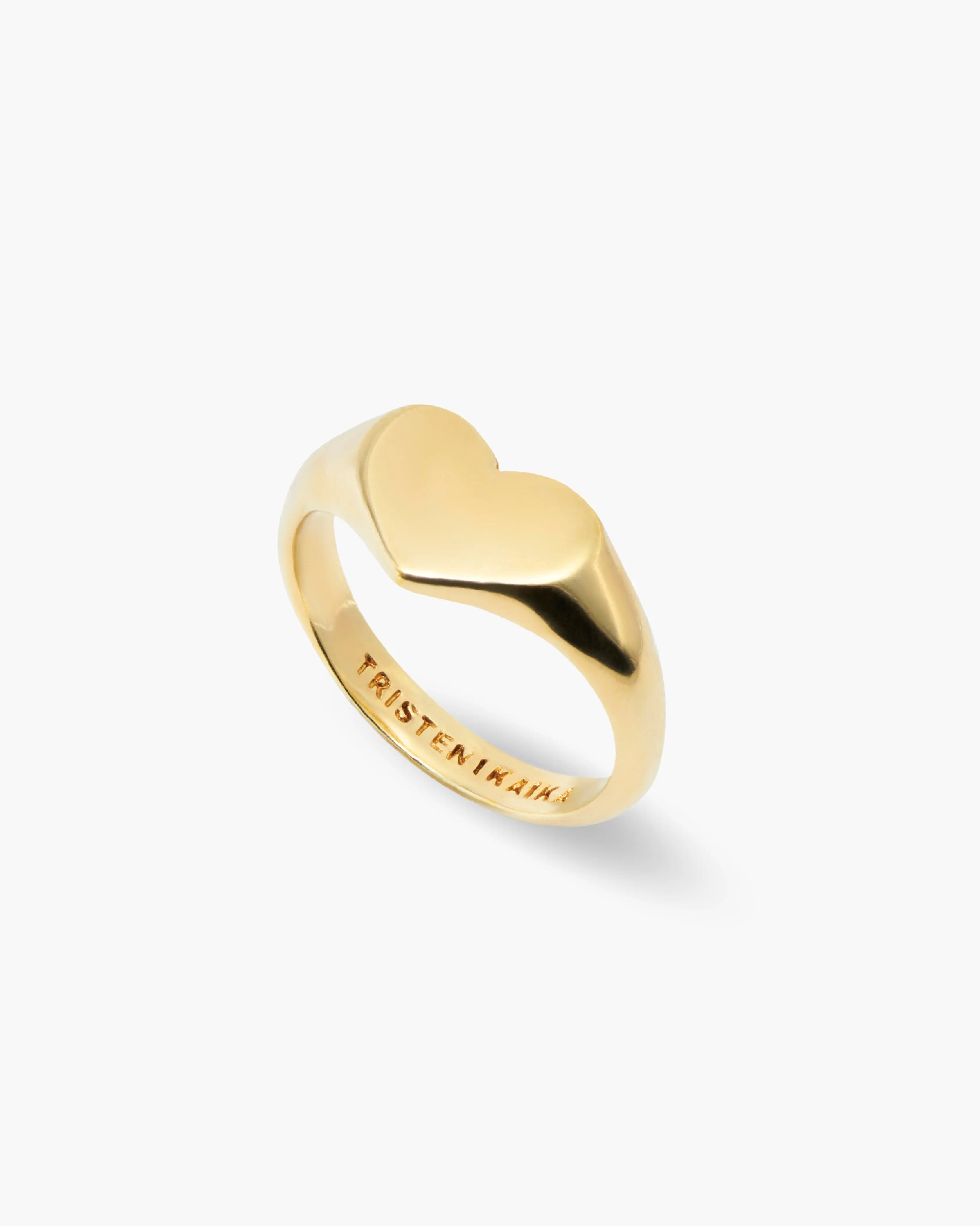 FEELING THE LOVE RING - Heart Shape Love Reminder Ring, Ideal Gift for Romantic Occasions, Heart Indent Imprint Ring